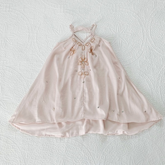 Mia Joy Girls' Beaded Dress‎ - Picture 1 of 4